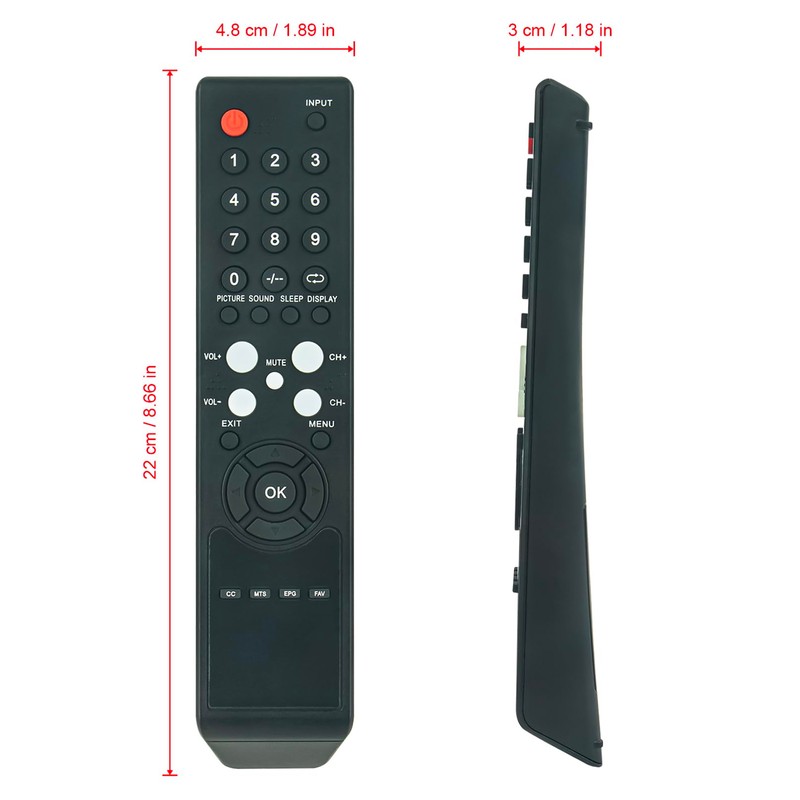 ALLIMITY Remote Control Replacement fit for RCA LCD LED HDTV