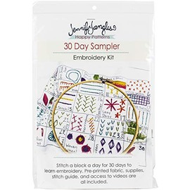 Jennifer Jangles, LLC 30 Day Sampler Embroidery Kit Pattern