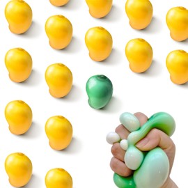 Yonaaclin Taba Squishy Toys 4pack，Discoloration Slow Rising Mango Squishies Fidget Toys Adults，Fufu Squishy Fidgets Stress Toys，Autism Sensory Product Novelty Toys & Amusements Toy