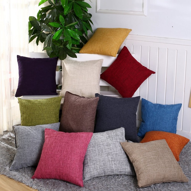 YunJeude Cushion Covers, 21.7 x 21.7 inches (55 x 55