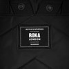 ROKA London All Black Camden P Medium Recycled Nylon Rolltop