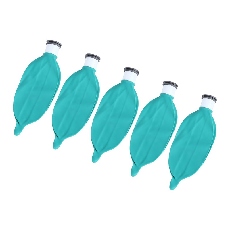 5PCS 0.5L Breathing Bags NBR Material Reusable Training Gasbag for
