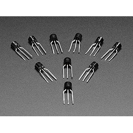 Bipolar Transistor Kit - 5 x PN2222 NPN and 5 x PN2907 PNP Adafruit 3599