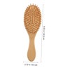 Vaguelly 3Pcs Bamboo Scalp Massage Comb Static Hair Brush for