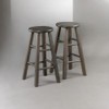 Casafoyer Wooden Stool Set of 2 | Various Heights and