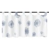 ESLIR Modern Bistro Curtain with Loops Kitchen Curtains Transparent Dandelion
