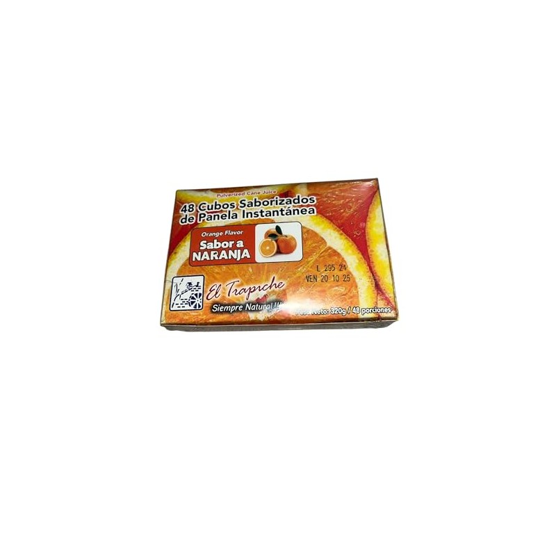 PANELA en cubos Instantánea saborizada 48 cubos peso neto 320g