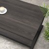 HSH Gray Coffee Table for Living Room, Minimalist Rectangle Center