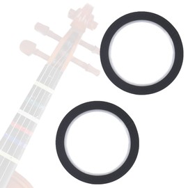 Cheerock 2pcs Black Violin Fingerboard Tape, 216 Ft Violin Finger Tape Stickers, Violin Finger Guide Note, Black Tape for Cello Viola Fingerboard, Suitable for Beginners, Learning Tone Mark