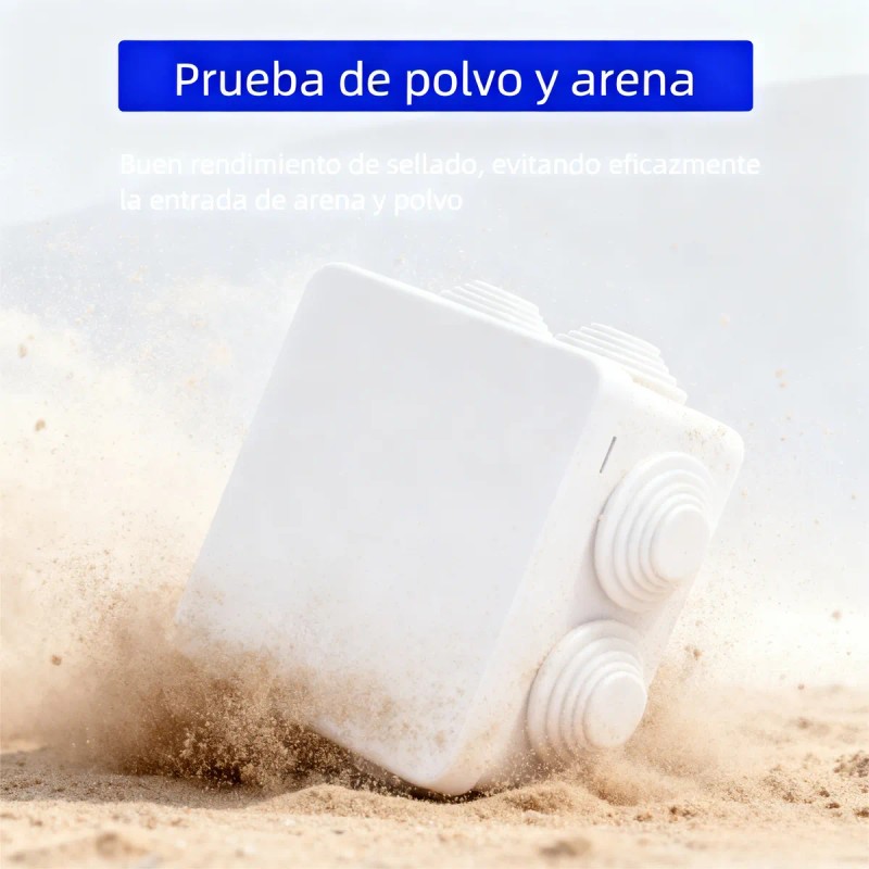 10pcs Cajas Gabinete Nema Estancas Ip55 Para Exterior Cctv Blanco
