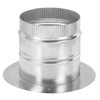 PATIKIL 6" Round Duct Collar, Galvanized Duct Connector Flange Pipe