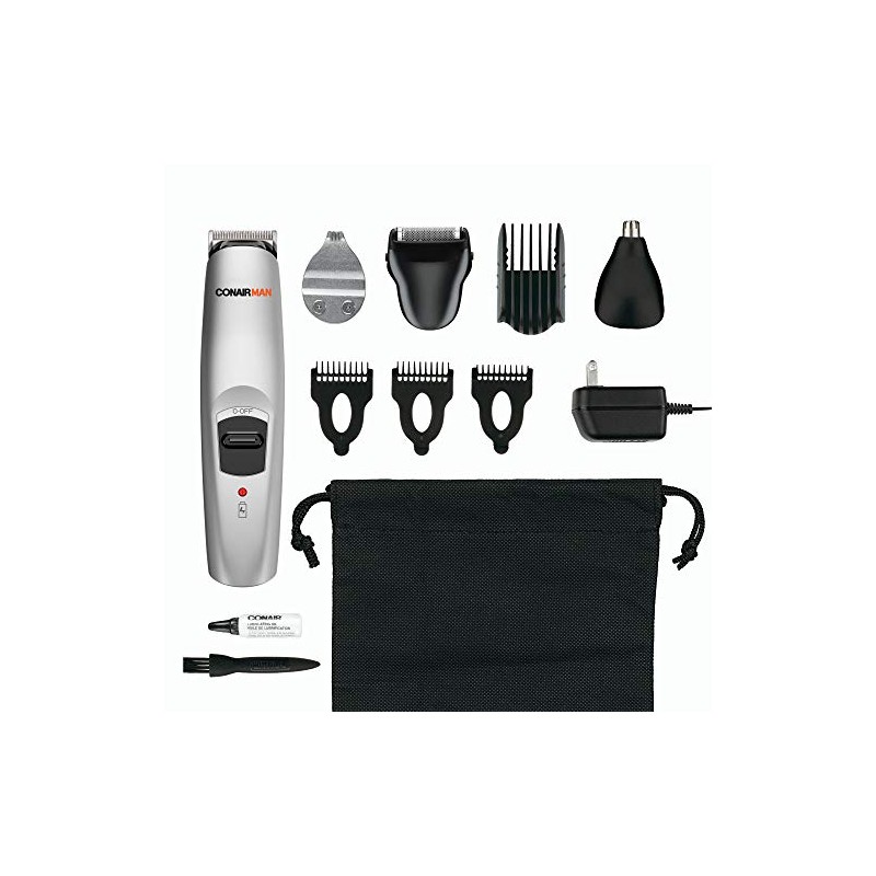 Conair 13-Piece Rechargeable All-In-One Beard & Mustache Trimmer Grooming System