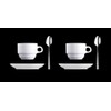 Topkapi 350.963 Duet Espresso Set, Complete for 2 People (6