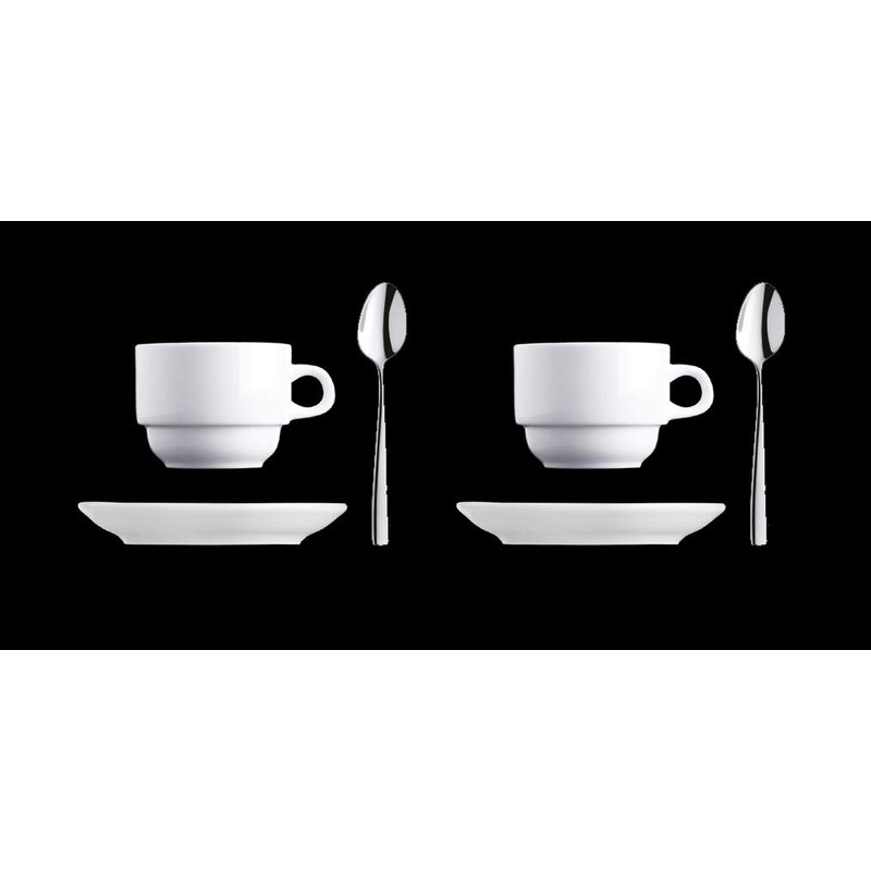 Topkapi 350.963 Duet Espresso Set, Complete for 2 People (6