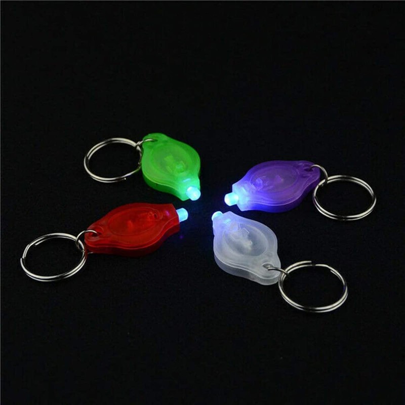 MACHSWON Mini Keychain Torches Flashlight UV Money Checker Key-Chain LED