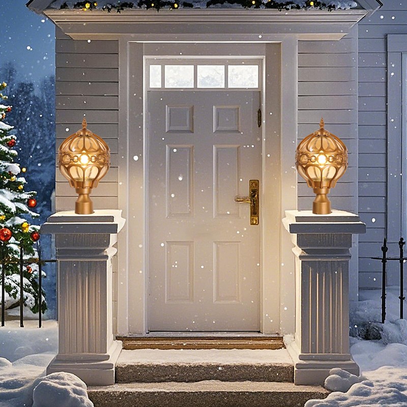 Zanritelit Outdoor Post Light Fixtures for Driveway Yard Patio Garden,