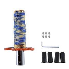 Unbranded 1Pcs JDM Samurai Sword Shift Knob Shifter Alloy Katana Adapter Universal 15cm