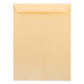 Office Depot | Sobres de Papel con Solapa Engomada Carta| Paquete de 50 sobres de papel | Sobres tamaño carta con medias de 23 x 30.5 cm | 50 sobres manila de 90 gr. para uso rudo