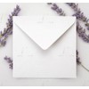 12 White 100gms Square GUMMED ENVELOPES 130mm x 130mm (5''
