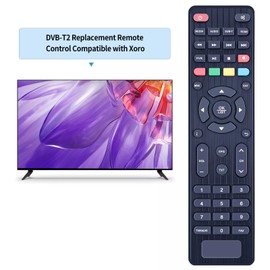 GOUYESHO Replacement Remote Control for Xoro DVB-T2 Receiver HRT 8730 HRT 8729 HRT 8770 HRT 8772 HRK 7622 HRK 7670 HRK 7672 HRM 7670