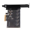 PCIe to SATA Adapter Card 5 Ports 5x16TB Fast Transmission