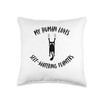 My Human Loves Self-Watering Planters - Cat Parent Hobby Throw