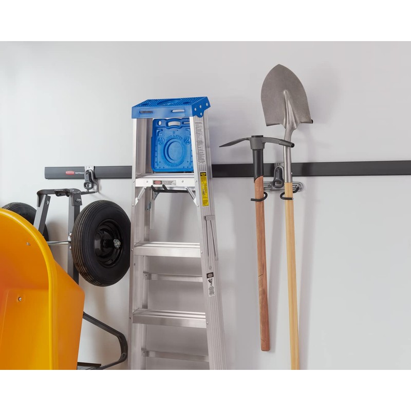 Rubbermaid FastTrack Ladder Hook Garage Wall/Ladder Hanger Wall Mount and