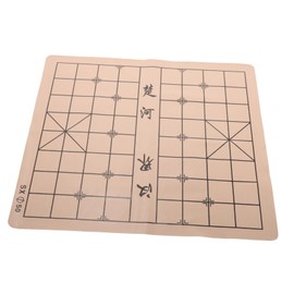 SUPVOX Foldable Chinese Chess Board Game Double-Sided Portable Lint Material for Students and Adults Convenient for Travel and Home Use