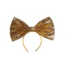 EmilyRose Couture Giant Extra Large Hair Bow Collection (Headband, Metallic