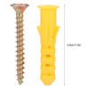 Plastic Expansion Wall Plug Screw Fixings + Self-Tapping Screws Fastener