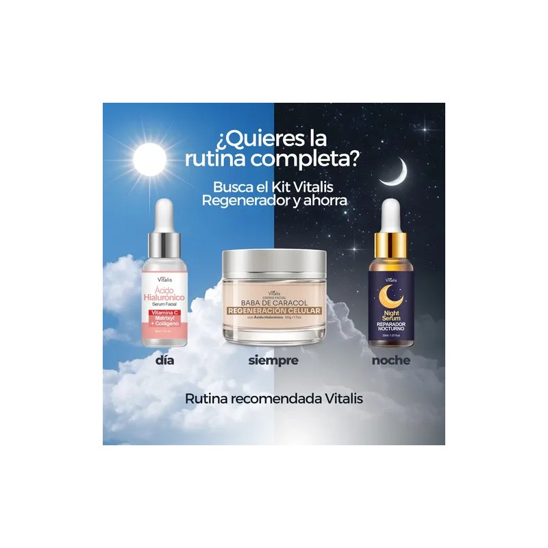 Serum Vitamina C Ácido Hialurónico Antiedad Vitamin C Hyaluronic Acid