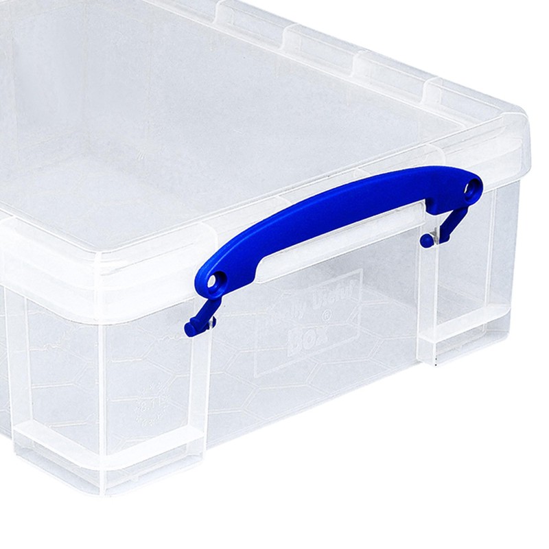 Really Useful Box Stackable 8.1 Liter Plastic Storage Container Bin