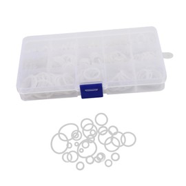 FELTECHELECTR 260pc Gasket Set Seal Washers for - Nylon Material Leakproof Assortment Kit