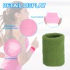 sourcing map Wrist Sweatbands Sports Wrist Bands Sweat for Men