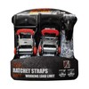 Everest 1.5" x 15' Camo Ratchet Tiedown Straps, Double J-Hook