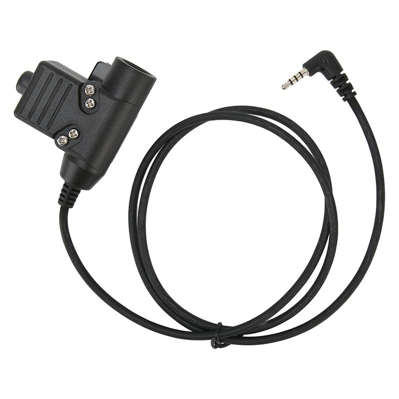 U94 PTT Headset Adapter 90cm Back Clip Headset Connector Cable