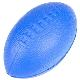 Foam Football, 8", Stress Ball Relief Toys for Hand Wrist Finger Exercise Squeeze Therapy, Party Favor (Blue)