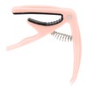 Guitar Capo Clamping ABS Shell 6-String Guitar Clamp with Spring Playing Tuning Accessories for Acoustic and Electric Guitars (Light Pink)