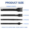 JONMON Leather Prong Punch Tool - 4Pcs 5mm 1/2/4/6 Prong