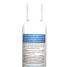 Gel Facial y corporal, Niacinamida, Colágeno y Elastina 125ml. Hidratante, Unificación tono de piel, Luminosidad, Piel tendencia grasa, Post Peeling.