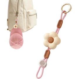 Hat Clip for Travel,Cute Flower Anti-Loss Multifunctional Hat Clips for Backpack Bag Handbag Tot y Atractivo
