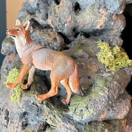 Safari Ltd. Coyote Figurine - Lifelike 3.75" Model Figure - Educational Toy for Boys, Girls, and Kids Ages 1+
