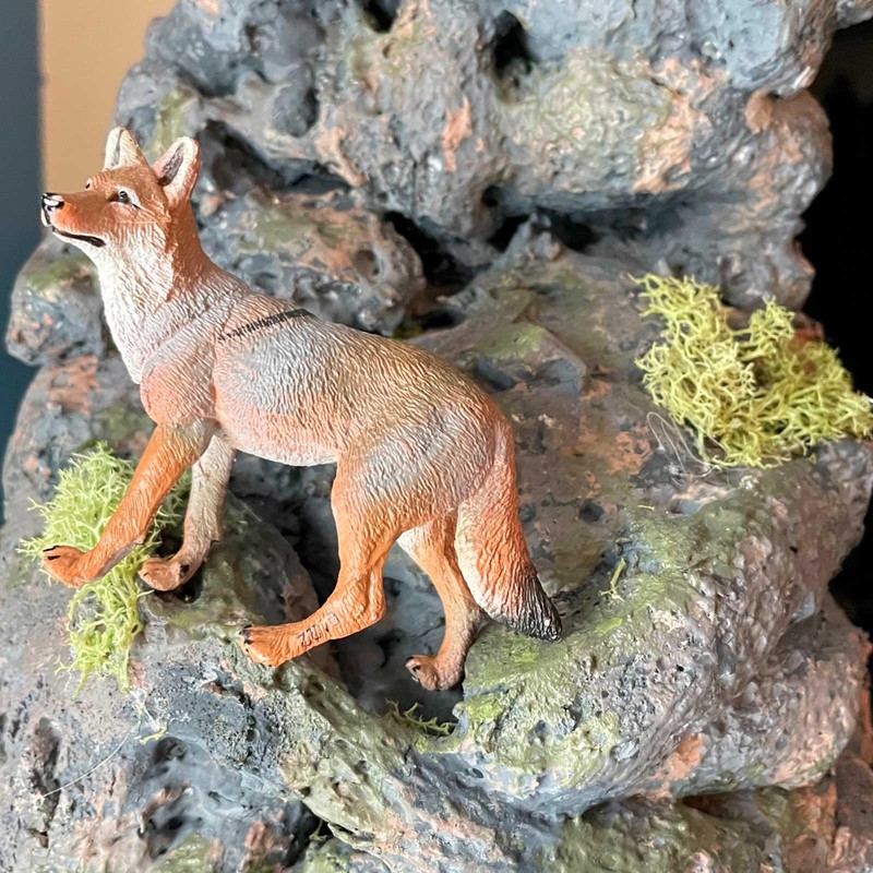 Safari Ltd. Coyote Figurine - Lifelike 3.75" Model Figure -