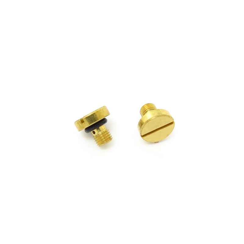 Float Bowl Drain Screws - 2 Pack - Fits Honda
