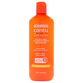 Shea Butter Sulfate free Cleansing Cream Shampoo by Cantu for Unisex - 13.5 oz Shampoo