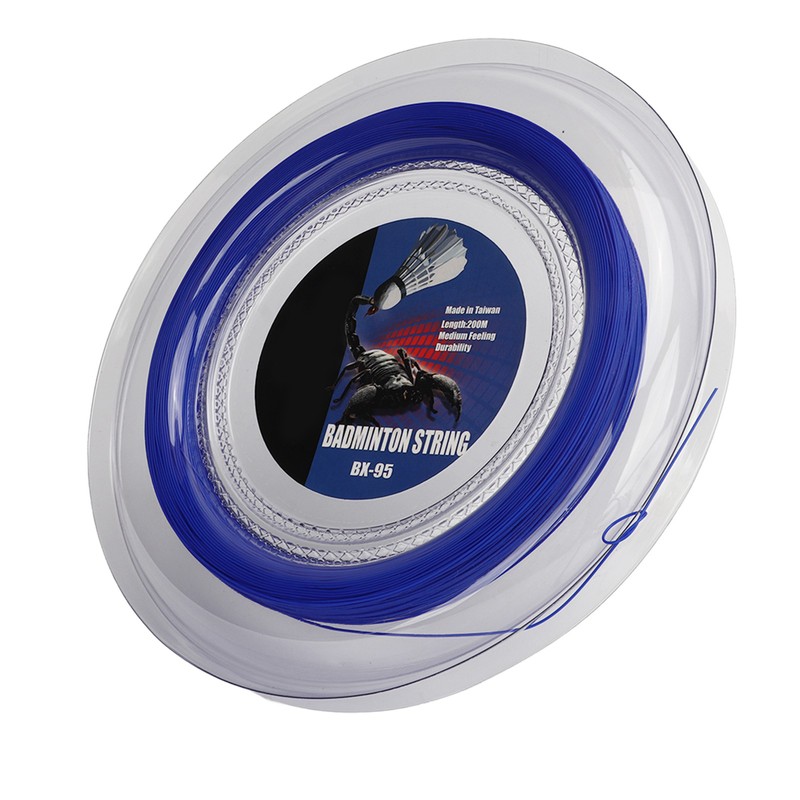 POWERTI Badminton Racquet String High Elasticity Wear Resistant Resin Fibre