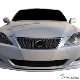 TLAPS 7422452431486 Compatible With 2006-2008 Lexus IS250 / IS350 Glossy Black IS-F Sport Mesh Front Bumper Grill Grille With Emblem Base