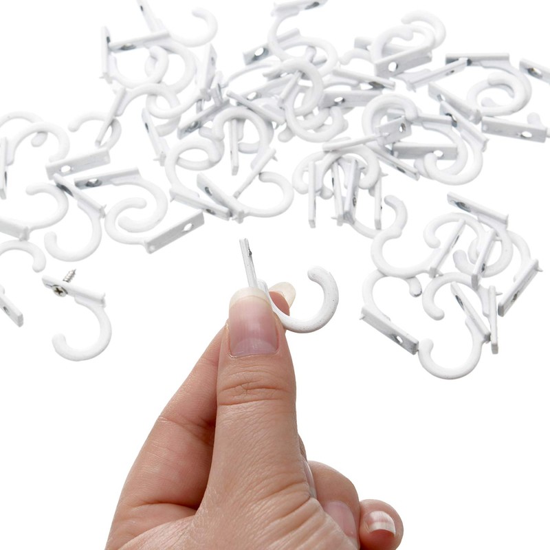 Zhehao 100 Pieces Key Hooks Jewelry Small Hook Key Hanging