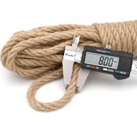 DXRPO 20 m Sisal Rope for Scratching Post 8 mm, Sisal Rope Natural Sisal Rope for Cats, Scratching Rope, Cat Accessories, Household, Garden, DIY, Decoration