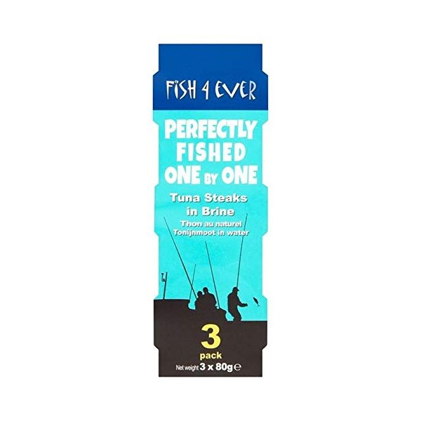 Fish 4 Ever Pole & Line Skipjack Tuna Steaks in